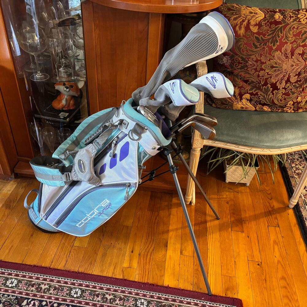 Cobra Girl's Light Blue Junior 7 Club Starting Golf Set